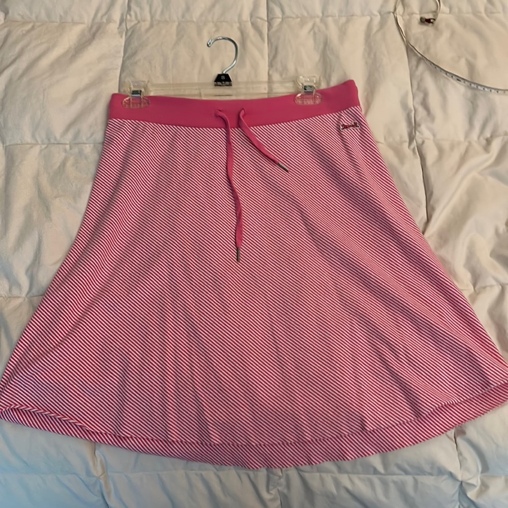 Pink Striped Skirt